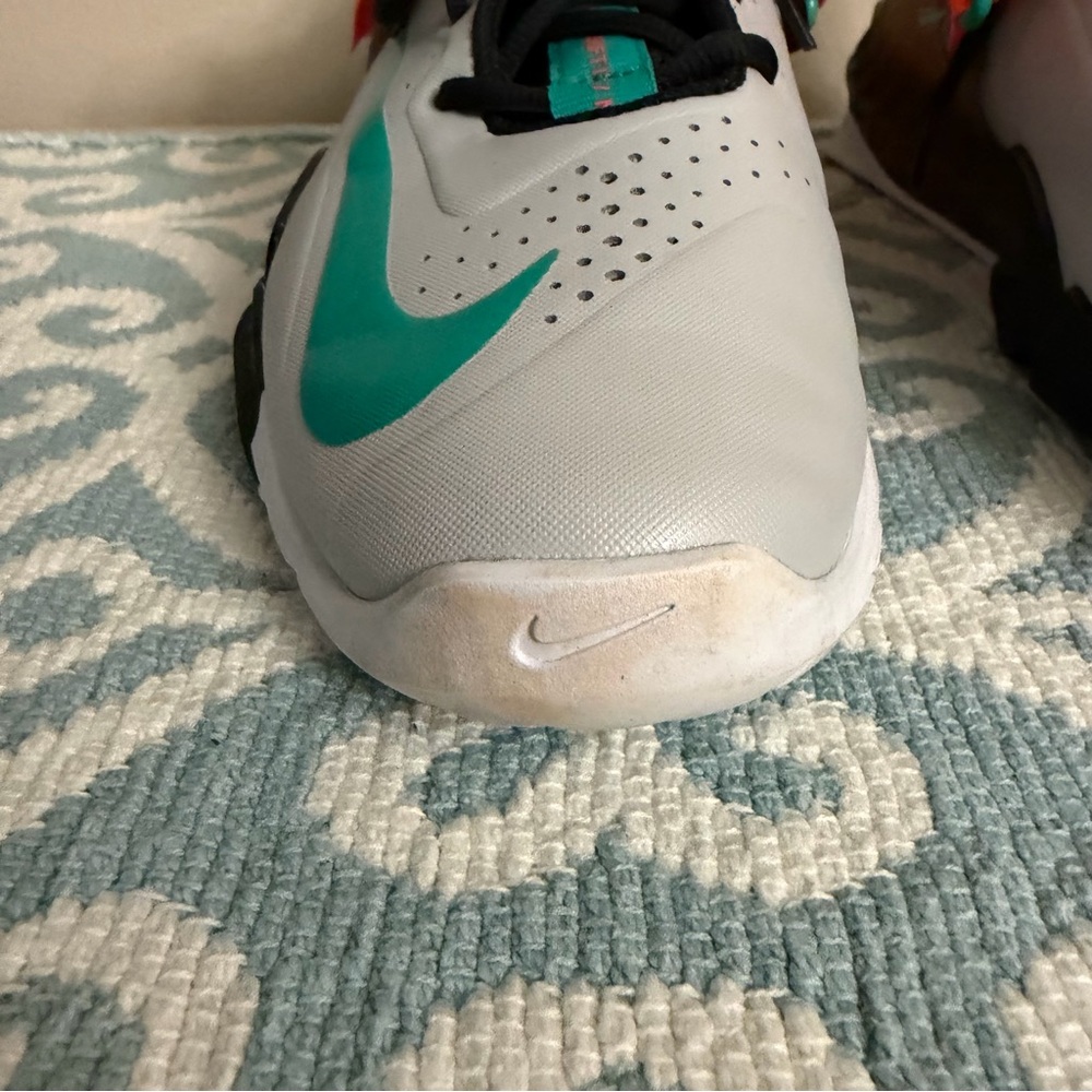 Nike Savaleos Gray Fog Clear Emerald Power Lifting Weightlifting Shoes-Men’s 8.5 - Picture 6 of 8